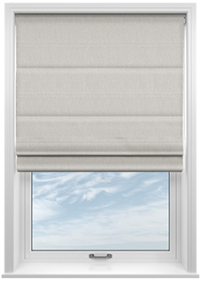 Bravo, Limestone - Twist&Fit Roman Blind